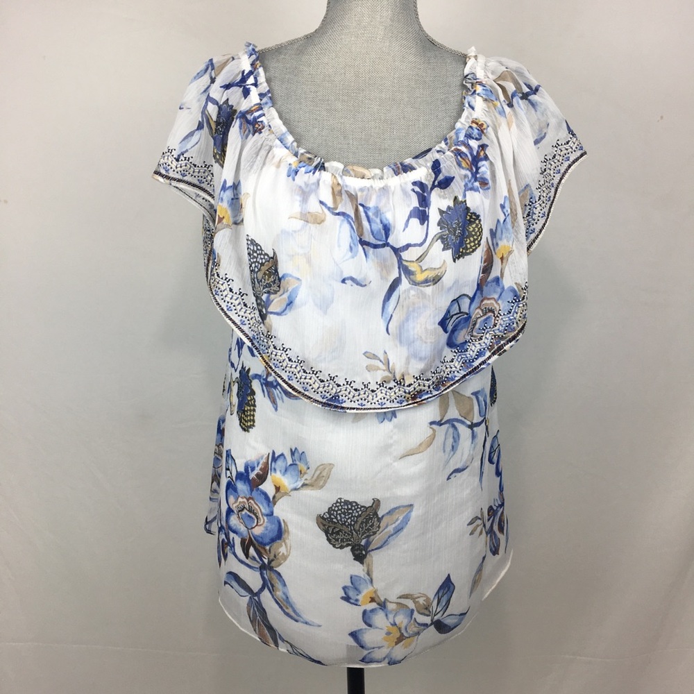 White House Black Market Blouse Size XLP